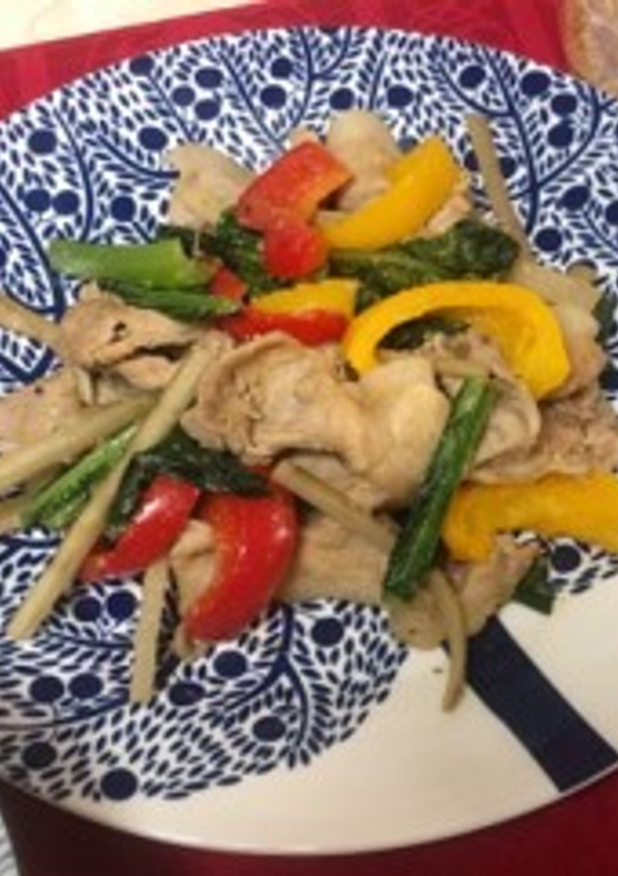 豚肉とごぼうのごま炒め-レシピのメイン写真