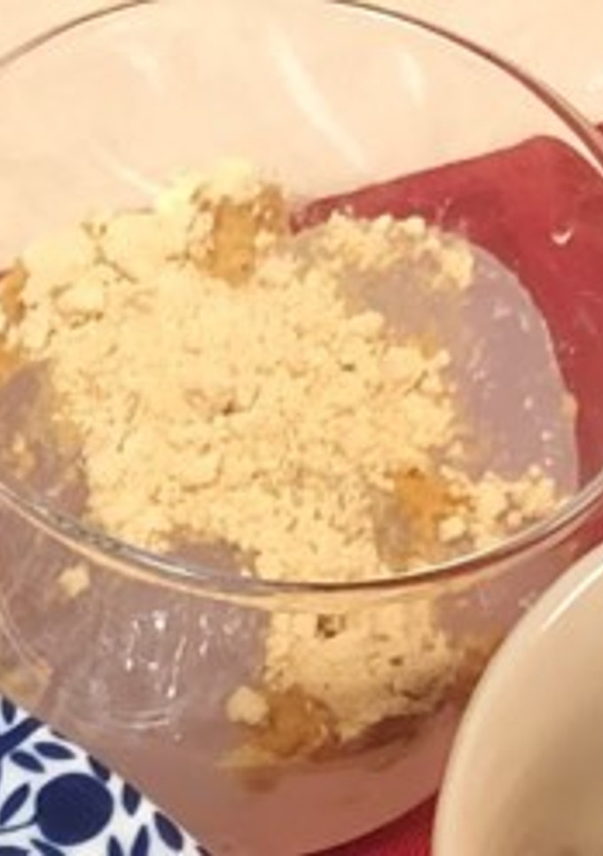 わらびもち風デザート-レシピのメイン写真