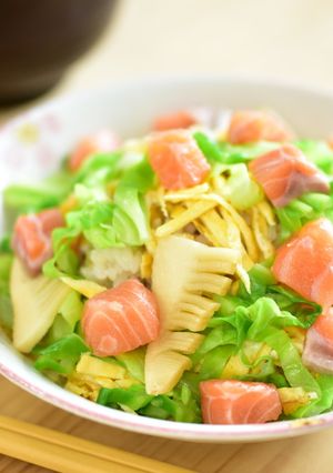 春キャベツのチラシ寿司-レシピのメイン写真