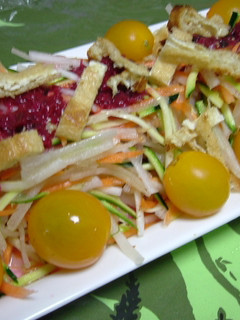 残りの野菜千切りサラダ-レシピのメイン写真