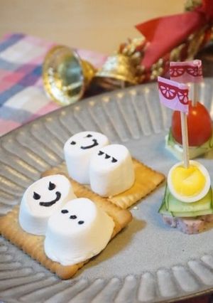 雪だるまのマシュマロクッキー-レシピのメイン写真