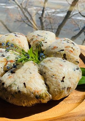 おにぎり　大人の薬味おにぎり-レシピのメイン写真