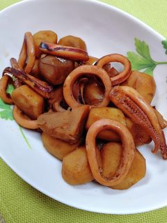 いかと里芋の煮物-レシピのメイン写真