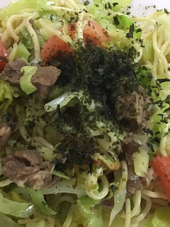 春トマト入りぼっかけ焼きそば-レシピのメイン写真