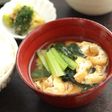 小松菜とお揚げの味噌汁