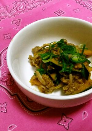 かぼちゃとひき肉のマヨソテー-レシピのメイン写真