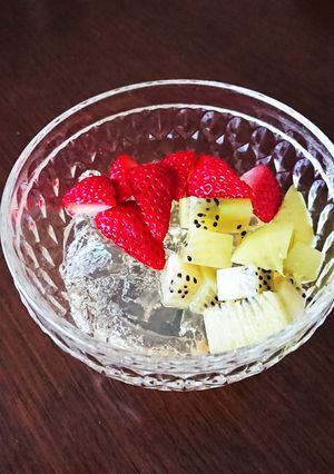 コストコ　ピーチシロップふるふるゼリー♪-レシピのメイン写真