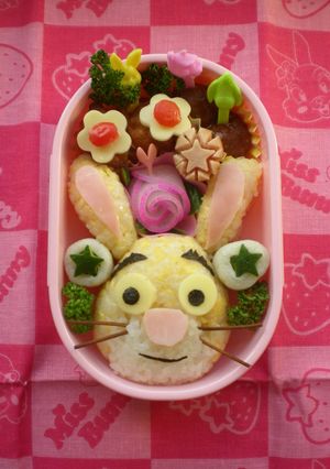 ラビットキャラ弁-レシピのメイン写真