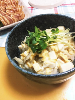 卵と豆腐でお出汁丼-レシピのメイン写真