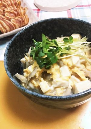 卵と豆腐でお出汁丼-レシピのメイン写真