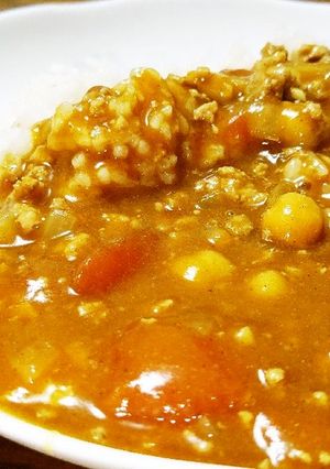 ひよこ豆のキーマカレーっぽいの。-レシピのメイン写真