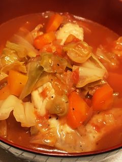 〜手羽先のトマトスープ〜ミネストローネ風-レシピのメイン写真