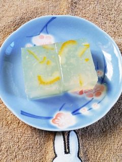 柚子茶の寒天ゼリー-レシピのメイン写真