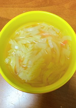 マカロニと野菜のコンソメスープ-レシピのメイン写真