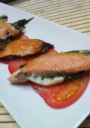 調味料不要！甘塩鮭のはさみ焼き-レシピのメイン写真