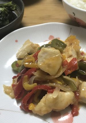 鶏とパプリカの炒め物 -ご飯が進む！-レシピのメイン写真