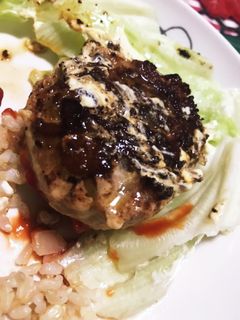 簡単に肉肉しいジューシーなハンバーグ-レシピのメイン写真