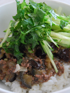 和風麻婆茄子丼-レシピのメイン写真