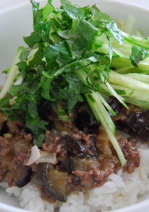 和風麻婆茄子丼-レシピのメイン写真