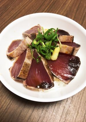 カツオのたたき丼-レシピのメイン写真