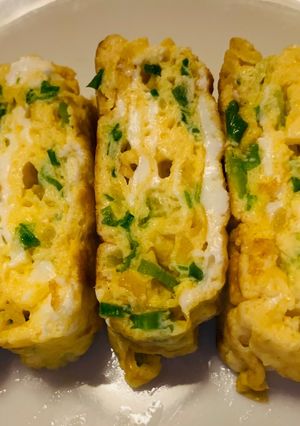 揚げ玉でジュワッ~だし巻き卵~-レシピのメイン写真