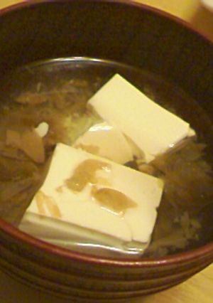 冷汁仕立ての梅のお吸い物-レシピのメイン写真