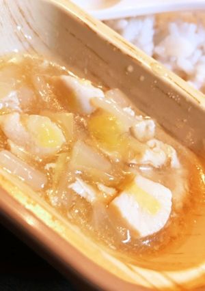 【離乳食後期〜】鶏肉と野菜のあんかけ-レシピのメイン写真