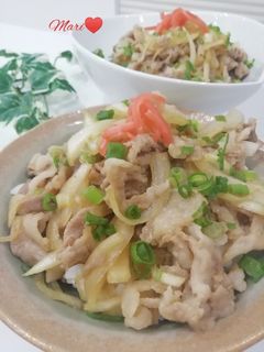 超特急!焼肉のたれで美味しい!豚丼-レシピのメイン写真