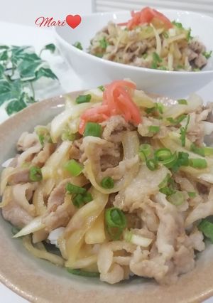 超特急！焼肉のたれで美味しい！豚丼-レシピのメイン写真