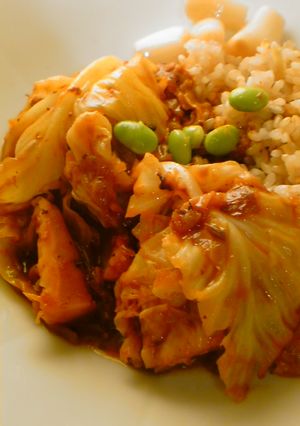 キャベサバカレー-レシピのメイン写真