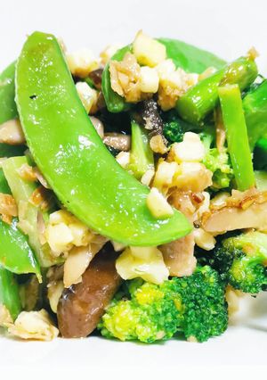 チーズと生姜オイルの野菜炒め-レシピのメイン写真