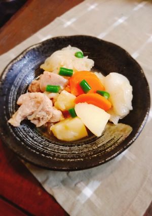 無水　ほったらかし　鶏じゃが…塩麹仕立て-レシピのメイン写真