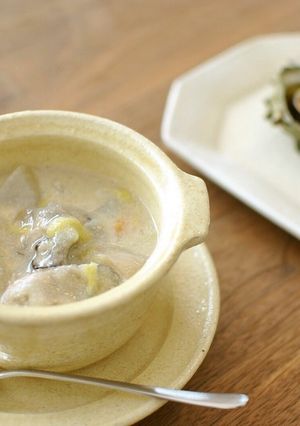 根菜と牡蠣の味噌ミルクスープ-レシピのメイン写真