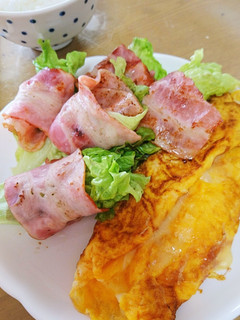 朝食にチーズinオムレツ ♡ᵕ̈*♥-レシピのメイン写真