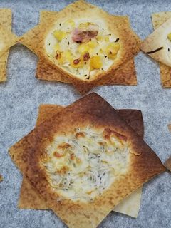 ヘルシオと春巻きの皮でパパっとミニピザ-レシピのメイン写真