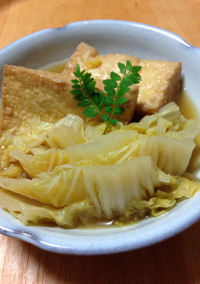 厚揚げと白菜の煮物-レシピのメイン写真