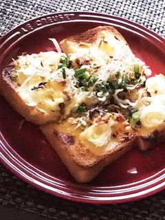 ダブル葱トースト-レシピのメイン写真