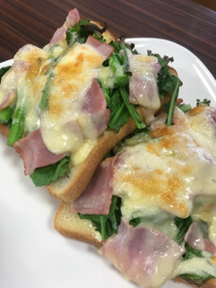 菜の花のチーズトースト【JA福岡市】-レシピのメイン写真