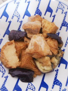 鶏肉と厚揚げとナスのおかず-レシピのメイン写真