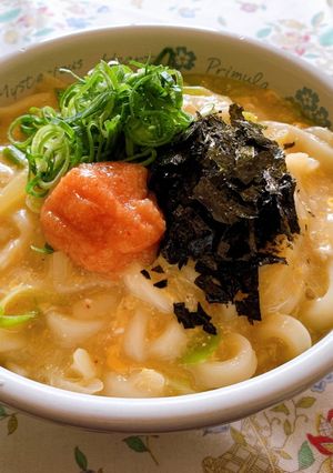 簡単 ♡ 煮込みあんかけ明太子うどん-レシピのメイン写真