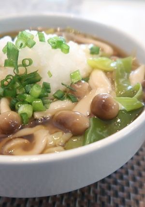あったまる!!生姜たっぷり餡かけ蕎麦♪-レシピのメイン写真