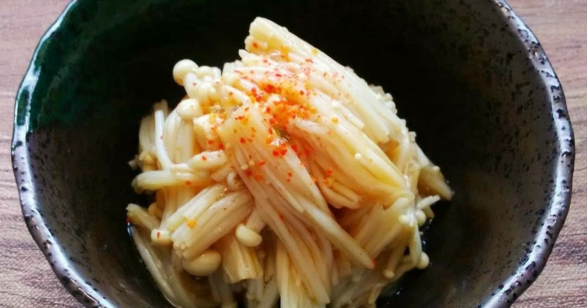 えのき レンジでピリ辛えのきポン酢 by ぷく✾ 【クックパッド】 簡単おいしい
