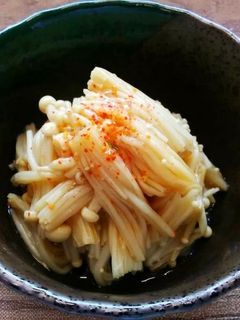 レンジでピリ辛えのきポン酢-レシピのメイン写真