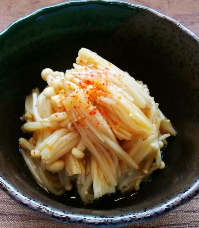 レンジでピリ辛えのきポン酢 by ぷく✾ 【クックパッド】 簡単おいしい