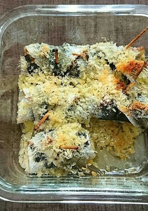 いわしの梅のりパン粉焼き-レシピのメイン写真