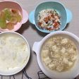 11ヶ月☆ごはん 麻婆豆腐 チーズあえ