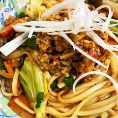 台湾ミンチで焼うどん٩( ᐛ )و-レシピのメイン写真