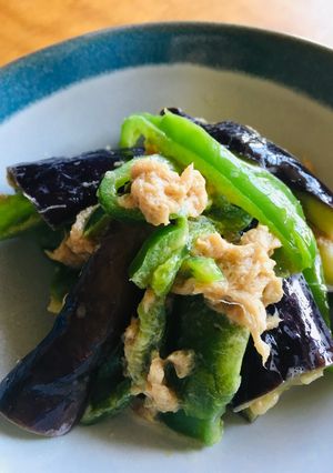 つまみに箸休めに！万能茄子ピー和え-レシピのメイン写真