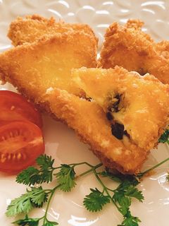浜納豆カマンベールチーズフライ-レシピのメイン写真