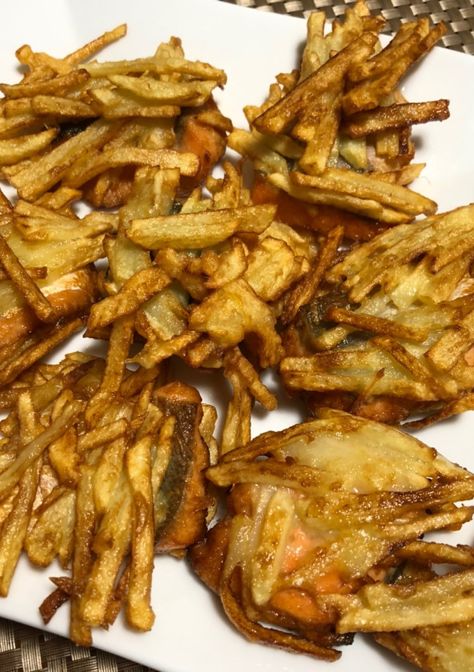 鮭のポテト衣揚げ-レシピのメイン写真